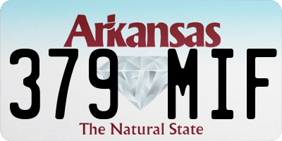 AR license plate 379MIF