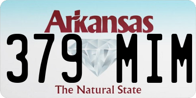 AR license plate 379MIM