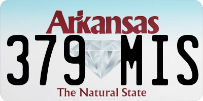 AR license plate 379MIS