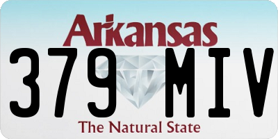 AR license plate 379MIV