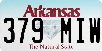 AR license plate 379MIW
