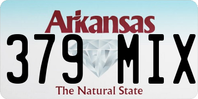 AR license plate 379MIX