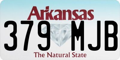 AR license plate 379MJB