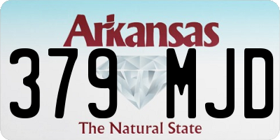 AR license plate 379MJD