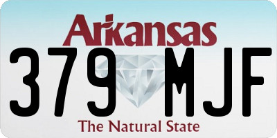 AR license plate 379MJF