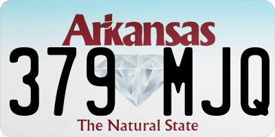 AR license plate 379MJQ