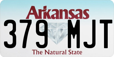 AR license plate 379MJT