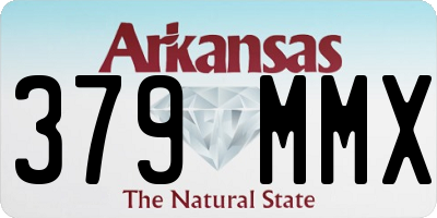 AR license plate 379MMX