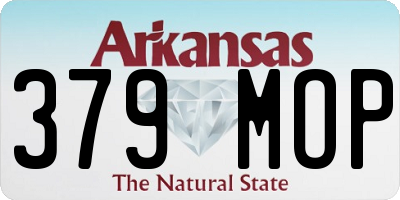 AR license plate 379MOP