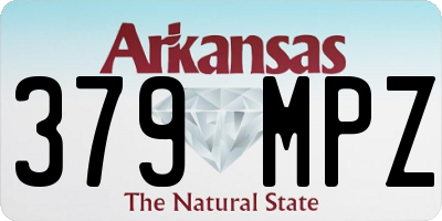 AR license plate 379MPZ