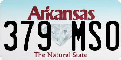 AR license plate 379MSO