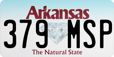 AR license plate 379MSP