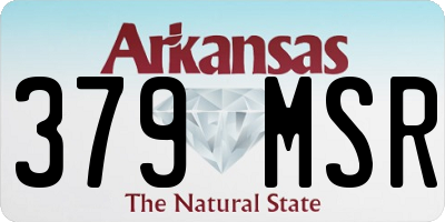 AR license plate 379MSR