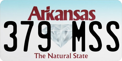 AR license plate 379MSS