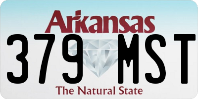 AR license plate 379MST