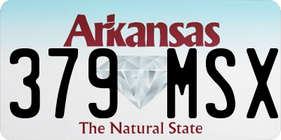 AR license plate 379MSX