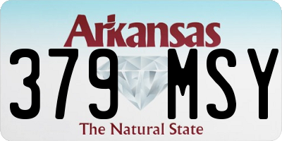 AR license plate 379MSY