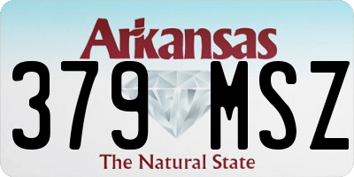 AR license plate 379MSZ