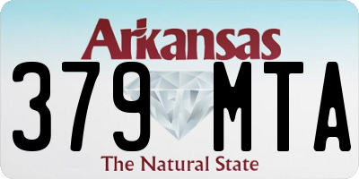 AR license plate 379MTA