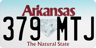 AR license plate 379MTJ