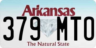 AR license plate 379MTO