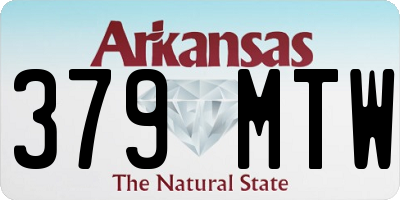 AR license plate 379MTW