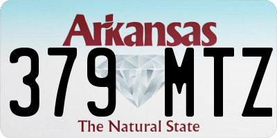 AR license plate 379MTZ