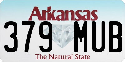 AR license plate 379MUB
