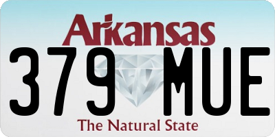 AR license plate 379MUE