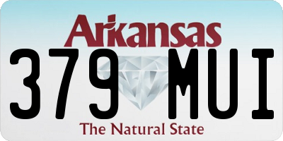 AR license plate 379MUI