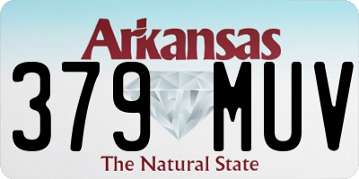 AR license plate 379MUV