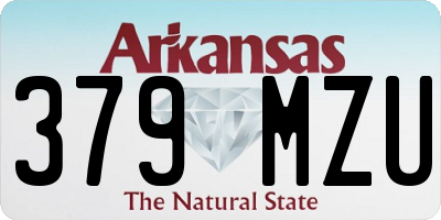 AR license plate 379MZU