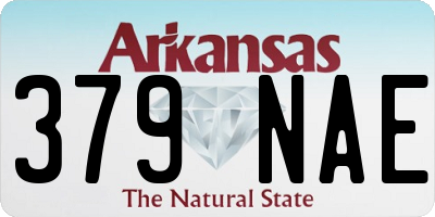 AR license plate 379NAE