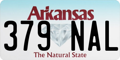AR license plate 379NAL