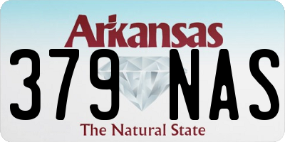 AR license plate 379NAS