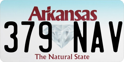 AR license plate 379NAV