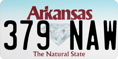 AR license plate 379NAW