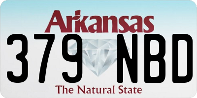 AR license plate 379NBD