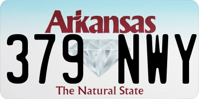 AR license plate 379NWY