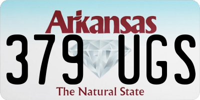 AR license plate 379UGS