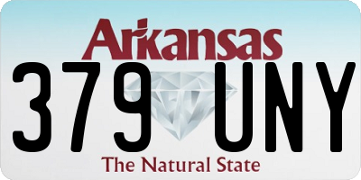 AR license plate 379UNY