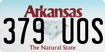 AR license plate 379UOS