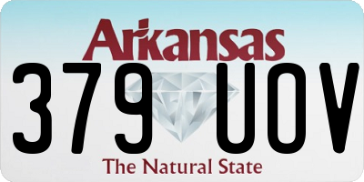 AR license plate 379UOV