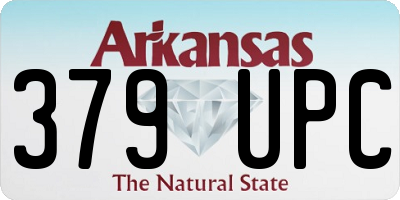 AR license plate 379UPC