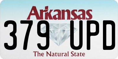 AR license plate 379UPD