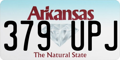 AR license plate 379UPJ