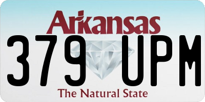 AR license plate 379UPM