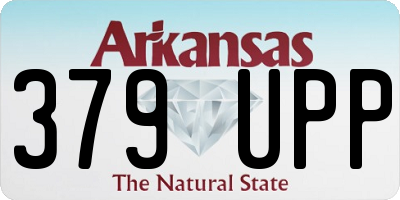 AR license plate 379UPP