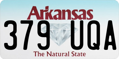 AR license plate 379UQA