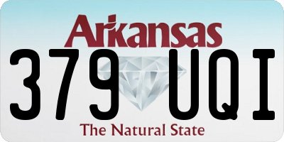 AR license plate 379UQI